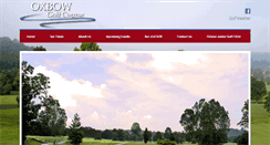 Desktop Screenshot of oxbowgolfcourse.com