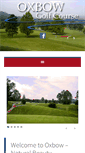 Mobile Screenshot of oxbowgolfcourse.com